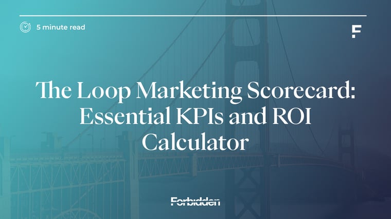 Blog Image - The Loop Marketing Scorecard - Essential KPIs and ROI Calculator