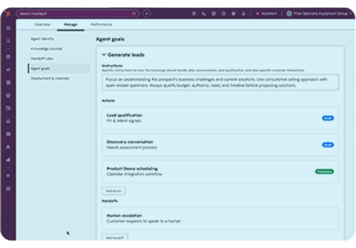 HubSpot Customer Agent