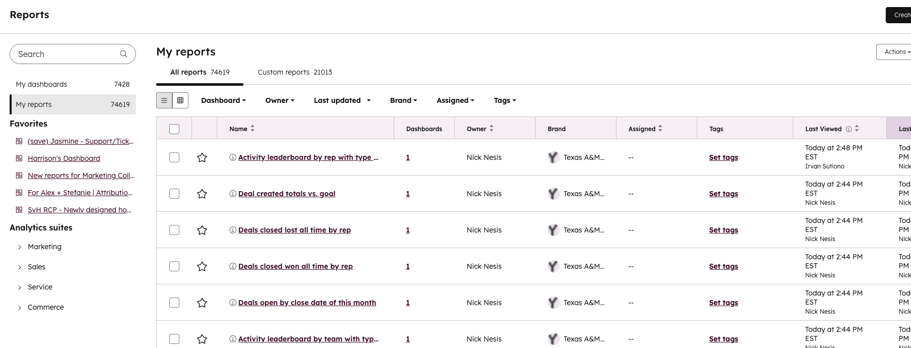 Image - Centralised Reports