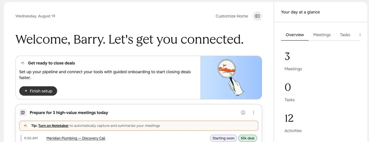 Image - HubSpot Actionable Home