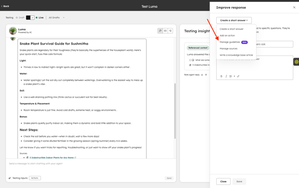 Product Update - Agent Tester