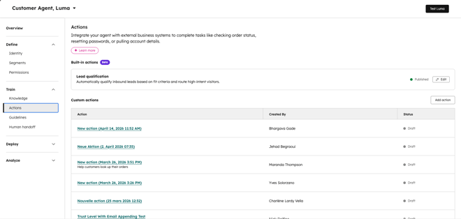 Product Update - Customer Agent can now qualify leads